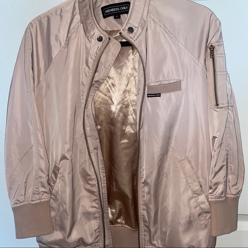 Members Only/Urban Outfitters Pink Jacket
